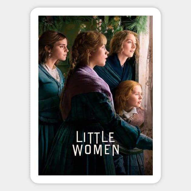 Little Woman (2019) - Movie Poster Sticker by HeavenlyTrashy